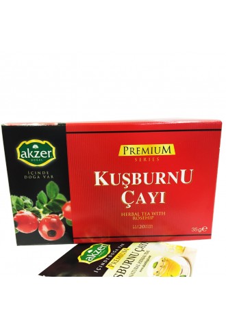 Akzer Kuşburnu Çayı 20 Poşet